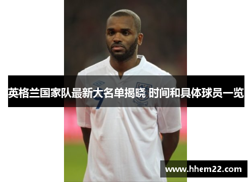 英格兰国家队最新大名单揭晓 时间和具体球员一览
